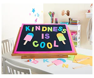 Create a Fun Summer Poster with the Free Kindness is Cool Poster Craft Kit at Michaels