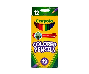 Save 50% on Crayola 12ct Kids Pre-Sharpened Colored Pencils at Target - Only $0.99 (reg $1.99) - Limited Time Offer!