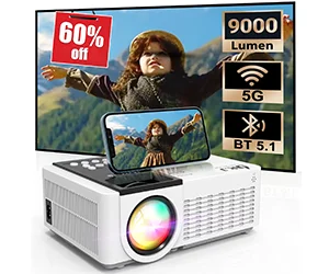 Save 62% on Portable 5G WiFi Projector at Walmart: Now Only $64.99 (reg $169.99)!