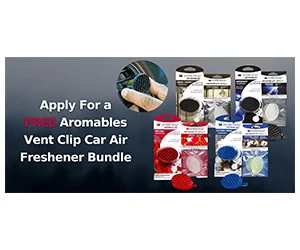 Claim Your Free Aromables Vent Clip Car Air Freshener Bundle Today!