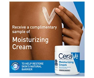 Get a Free Sample of CeraVe Moisturizing Cream