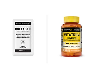 Get a Free Mason Natural Collagen or Vitatrum Vitamins - Support Your Health!