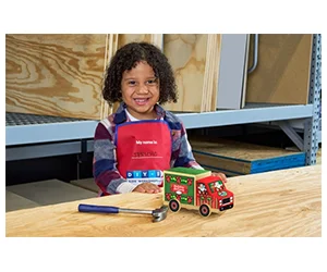Get a Free Holiday Delivery Truck Craft Kit at Lowe's!