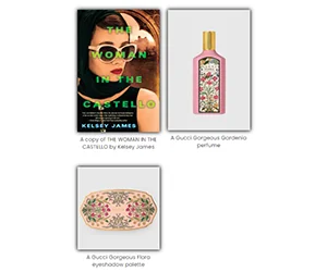 Enter for a Chance to Win Gucci Gorgeous Eyeshadows, Gardenia Perfume, and The Woman in the Castello Book by Kelsey James!