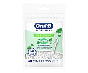 Free Oral-B Burst of Scope Floss Picks: Get 4 Packs for Free at Walgreens!