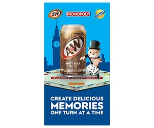 Win Table Games and Drinks from A&W