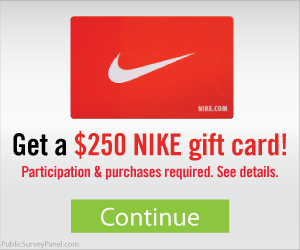 Win a $250 Nike Gift Card