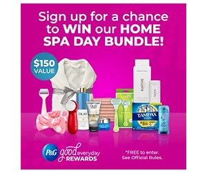 Win $150 worth of P&G products in our Free Weekly Sweepstakes!