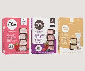 Get a full rebate on Clio 4-Pack Greek Yogurt Bars - Grab yours now for free!