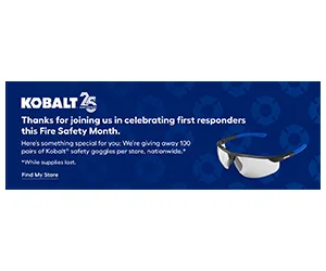 Celebrate Fire Safety Month with Free Kobalt Safety Glasses at Lowe's!