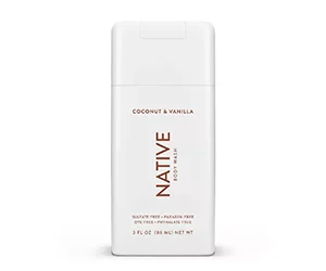 Shop Native Coconut and Vanilla Body Wash at Target for only $2.99