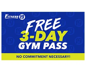 Train Like a Pro for Free at Fitness 19: Get Your 3-Day Trial Pass!