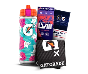 Win Free Gatorade Mystery Prizes + Enter for a Chance to Win the Grand Prize Football Experience