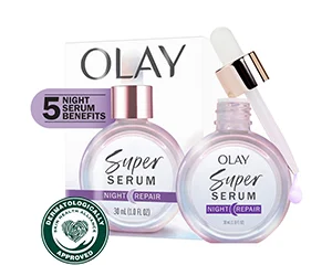 Olay Super Serum Night Repair 5-in-1: Lightweight Skin Cell Renewing Face Serum at CVS (Save 24%)
