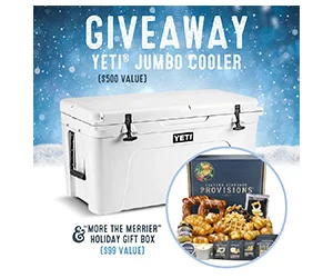 Enter Now for a Chance to Win a Jumbo YETI Cooler and 