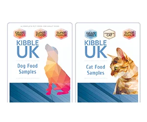 Try Free Samples of Kibble UK Cat & Dog Food for Your Furry Friends