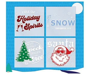 Get Your Free Good Proof x4 Screen Printed Christmas Transfers for Your T-Shirt!