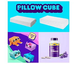 Get a Better Night's Sleep with Pillow Cube