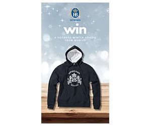 Enter for a Chance to Win a Cozy Hofbräu Winter Hoodie