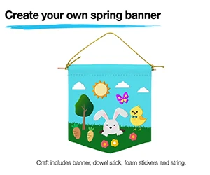 Celebrate Easter with a Free Spring Banner Craft Kit at JCPenney