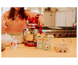 Enter for a Chance to Win a KitchenAid Stand Mixer, Red Rose Teas, Teapot Shaped Cookie Cutters, and Red Rose Mug