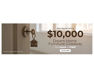 Enter to Win $10,000 for Your Dream Home Furniture from The Room Place!