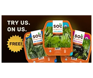Get a Free Soli Organic Salad After Rebate - Healthy and Delicious
