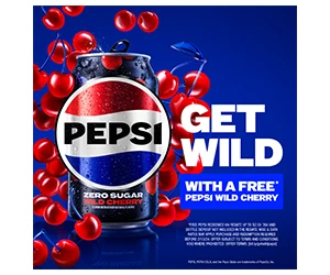 Enjoy a Free Wild Cherry Pepsi Drink After Rebate - Limited Time Offer!