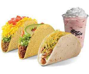 Join Raving Fan eClub and Get 2 Free Del Tacos Plus a Premium Shake on Your Birthday!