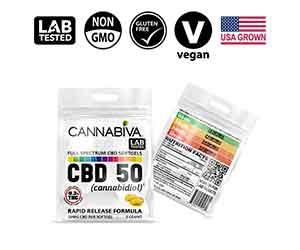 Free Cannabiva CBD Oil SoftGel Sample Pack