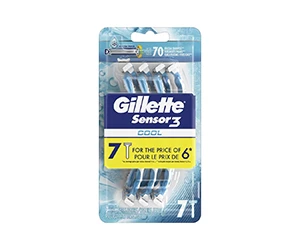 Don't Miss Out! Get a Free Gillette Sensor3 Cool Men's Disposable Razor at Walgreens