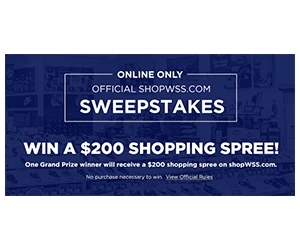 Enter Now for a Chance to Win a $200 Shopping Spree at WSS!