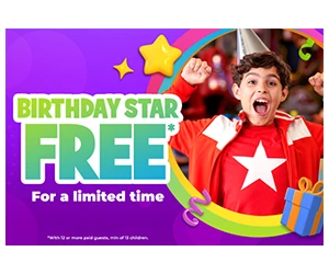 Celebrate Your Child's Birthday with a Free Party at Chuck E. Cheese!