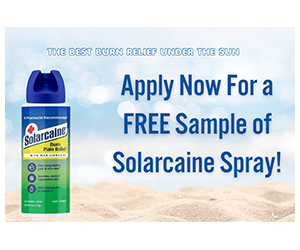 Get Your Free Sample of Solarcaine Sunburn Relief