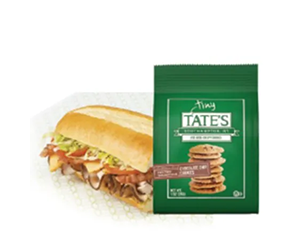 Special Offer: Free Tiny Tate's Chocolate Chip Cookies with Publix Sub Purchase