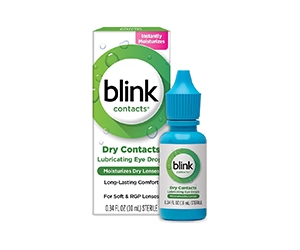 Great Deal on Blink Contacts Lubricating Eye Drops at Walgreens!