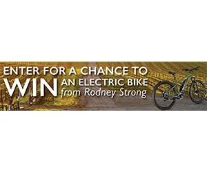 Win a Rodney Strong eBike by March 31st