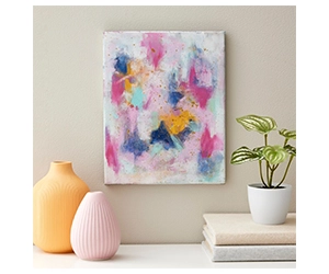 Create Your Own Free Abstract Spring Painting at Michaels Stores on April 7!
