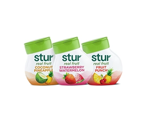 Get a Free Bottle of Real Fruit Water Enhancer from Stur