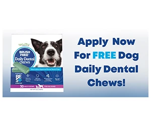 Free TevraPet Dog Daily Dental Chews - Apply Now for Your Complimentary Sample!