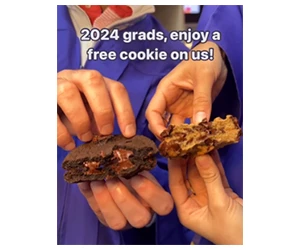 Celebrate Your Graduation with a Free Cookie at Insomnia Cookies