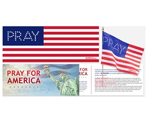 Get Your Free 'Pray' Flag and Bumper Sticker from The Christian Broadcasting Network