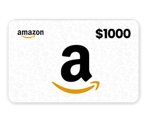 Win a $1000 Amazon Gift Card - Enter Now!