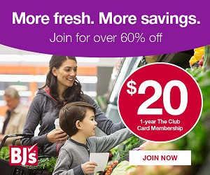 Join BJ’s Club Now for $20 & Save Big on Every Purchase!