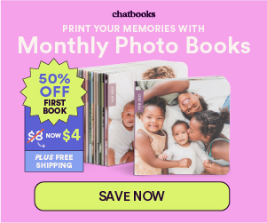 Get 50% Off Your First Mini Photo Book with Chatbooks!