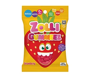 Indulge in Zolli Gummeez Strawberry - Sugar-Free, Vegan, and Allergy-Friendly!