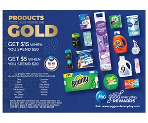 Save Big with P&G Good Everyday - Earn Cash Back with Good as Gold Rebates!