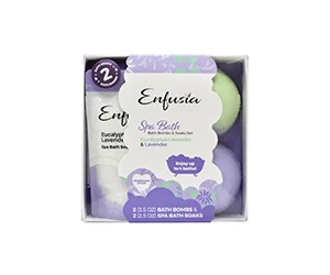 Handcrafted Bath Bombs with Premium Ingredients by Enfusia