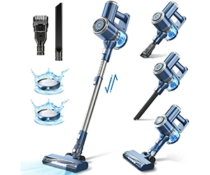 Prettycare Cordless Stick Vacuum Cleaner W200 - Lightweight and Powerful at Walmart for just $79.99 (Original Price $299.99)