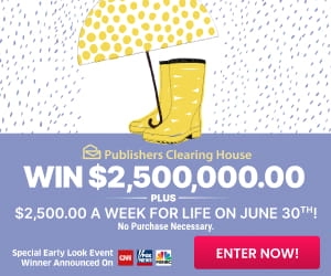 Enter to Win $2,500,000 with PCH Surveys' Prize of a Lifetime!